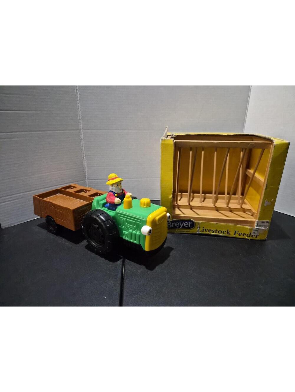 Vtech Farmin' Phonics Hayride And Breyer Livestock Feeder Farmer Toys For Kids
